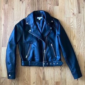 “TopShop” Leather Biker Jacket